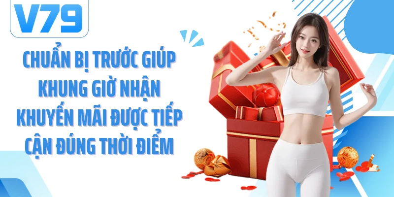 Chuẩn bị trước giúp khung giờ nhận khuyến mãi được tiếp cận đúng thời điểm